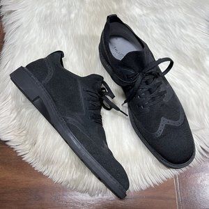 Third Mind Men's Size 10.5 Black The Fred Wing Tip Lace Up Slip On Shoe‎